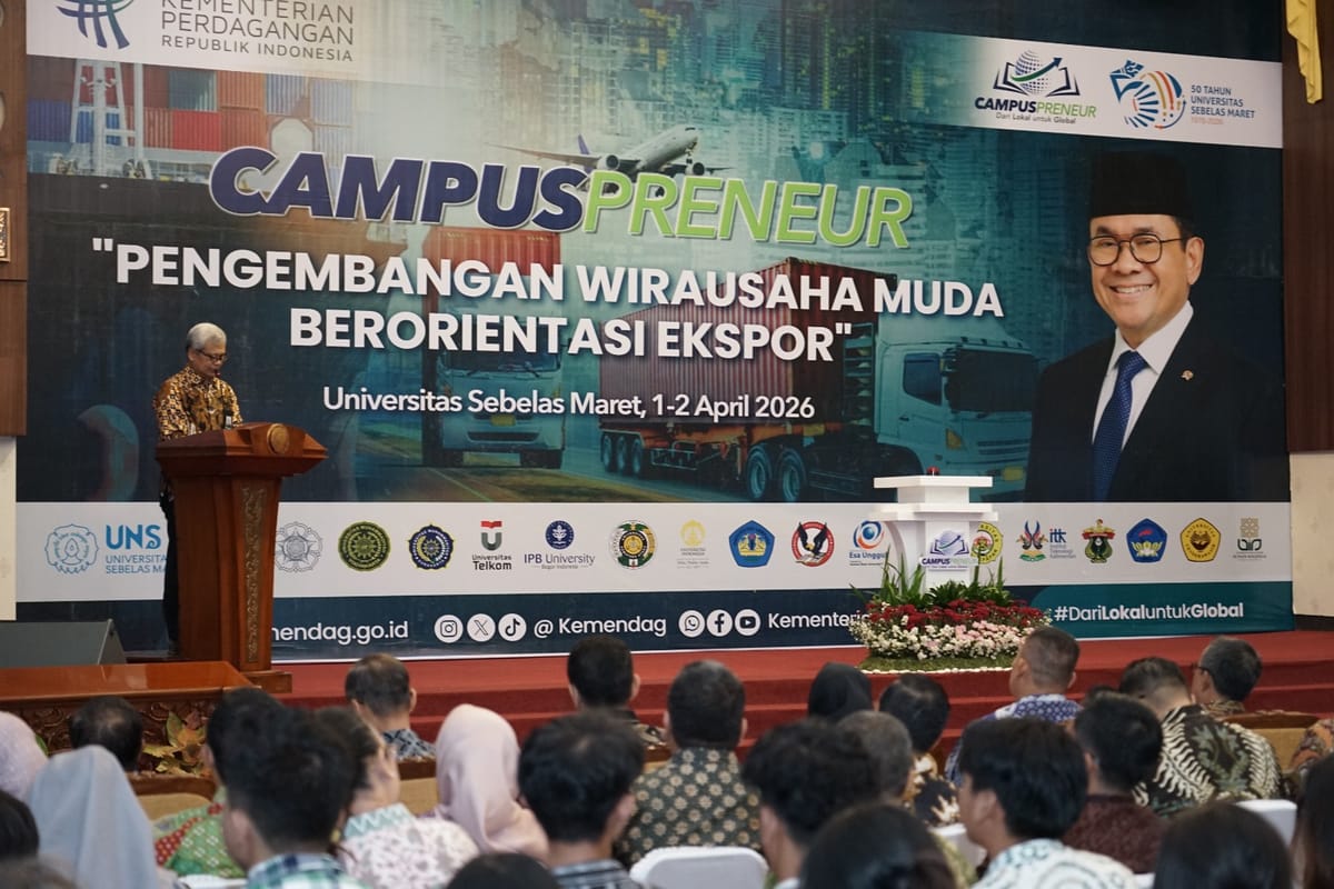 Mentri Perdagangan : Rasio Kewirausahaan Indonesia 3,29 Persen , Tertinggal Dengan Negara Maju 10 - 12 Persen