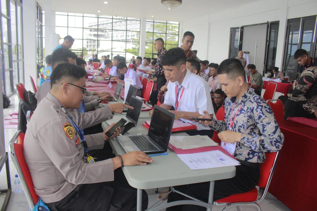 Polda Maluku Gelar Rikmin Awal 71 Peserta Seleksi Taruna-Taruni Akpol 2026