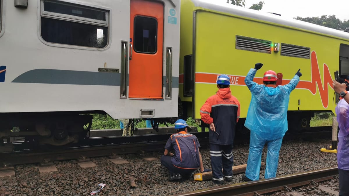 Usai Anjloknya KA Bangunkarta, KAI Percepat Evakuasi dan Siapkan Rekayasa Perjalanan