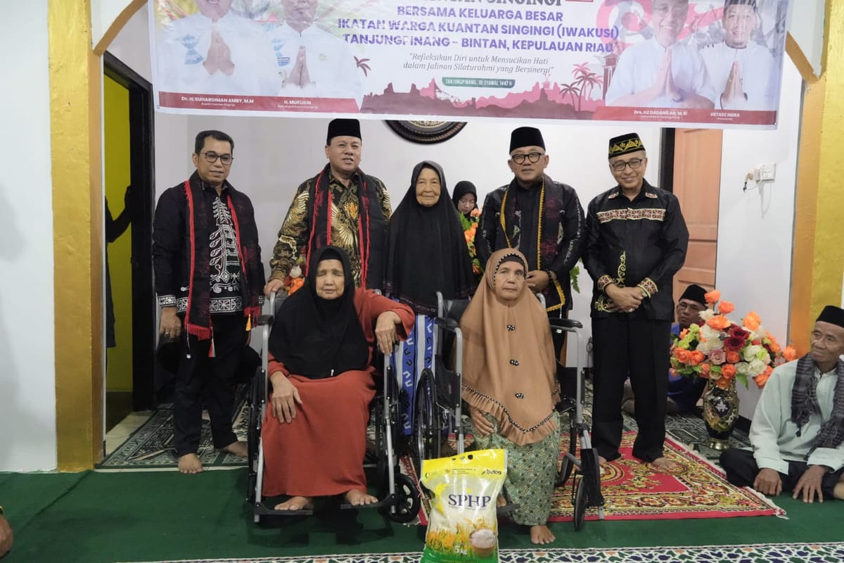 Bupati Suhardiman Amby Peduli Atas Kesehatan dan Kesejahteraan Warga Kuansing Perantauan Tanjung Pinang