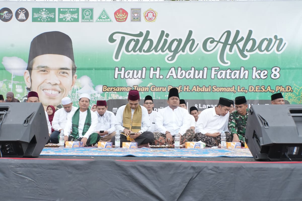 Wabup H. Mukhlisin Dampingi UAS Safari Dakwah di Hulu Teso Kuansing