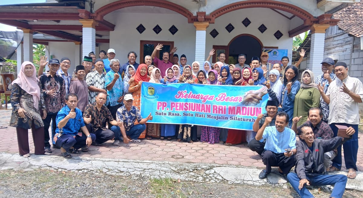 Persatuan Pensiun RRI Madiun Gelar Halal Bihalal