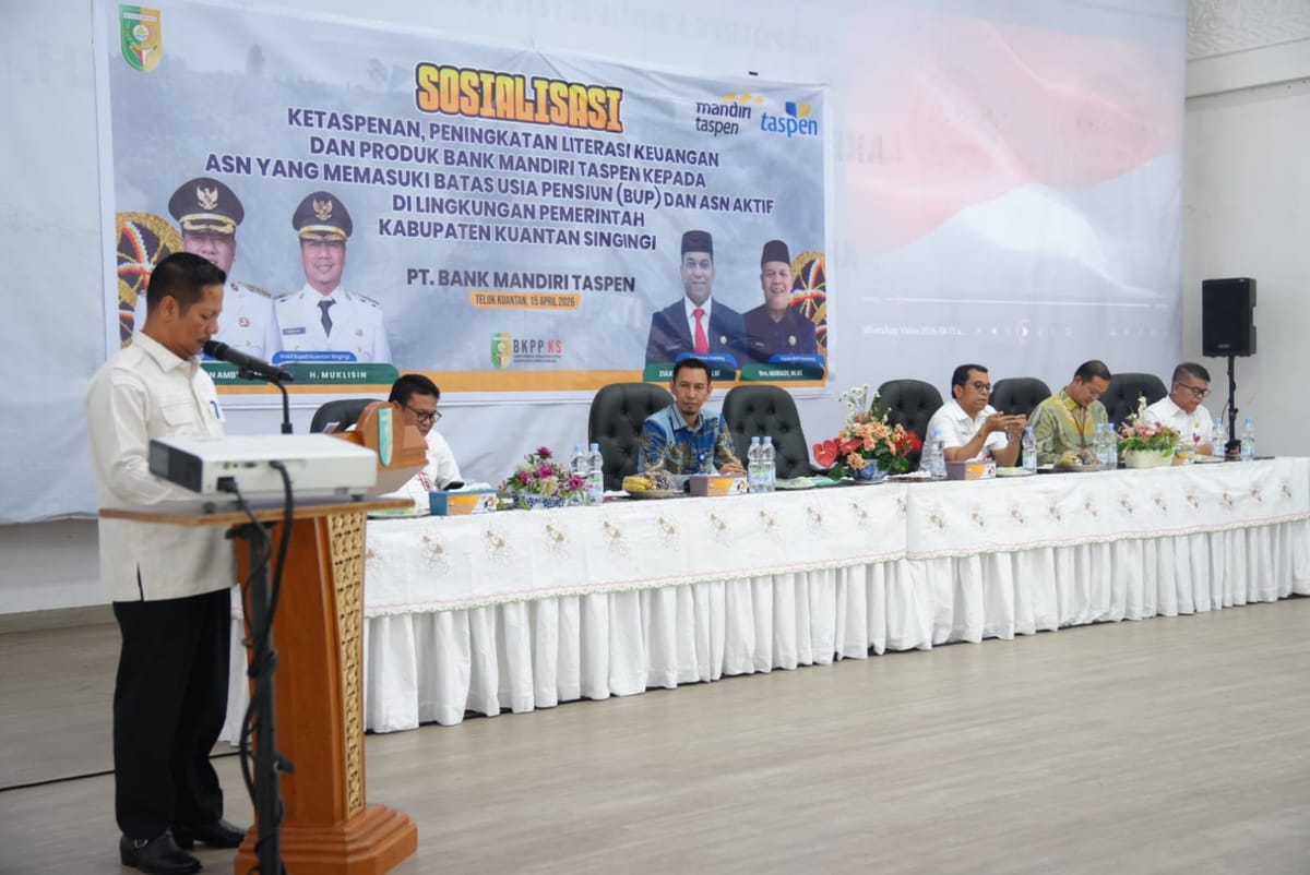 Wabup Kuansing Buka Secara Resmi Sosialisasi Ketaspenan, Peningkatan Literasi Keuangan