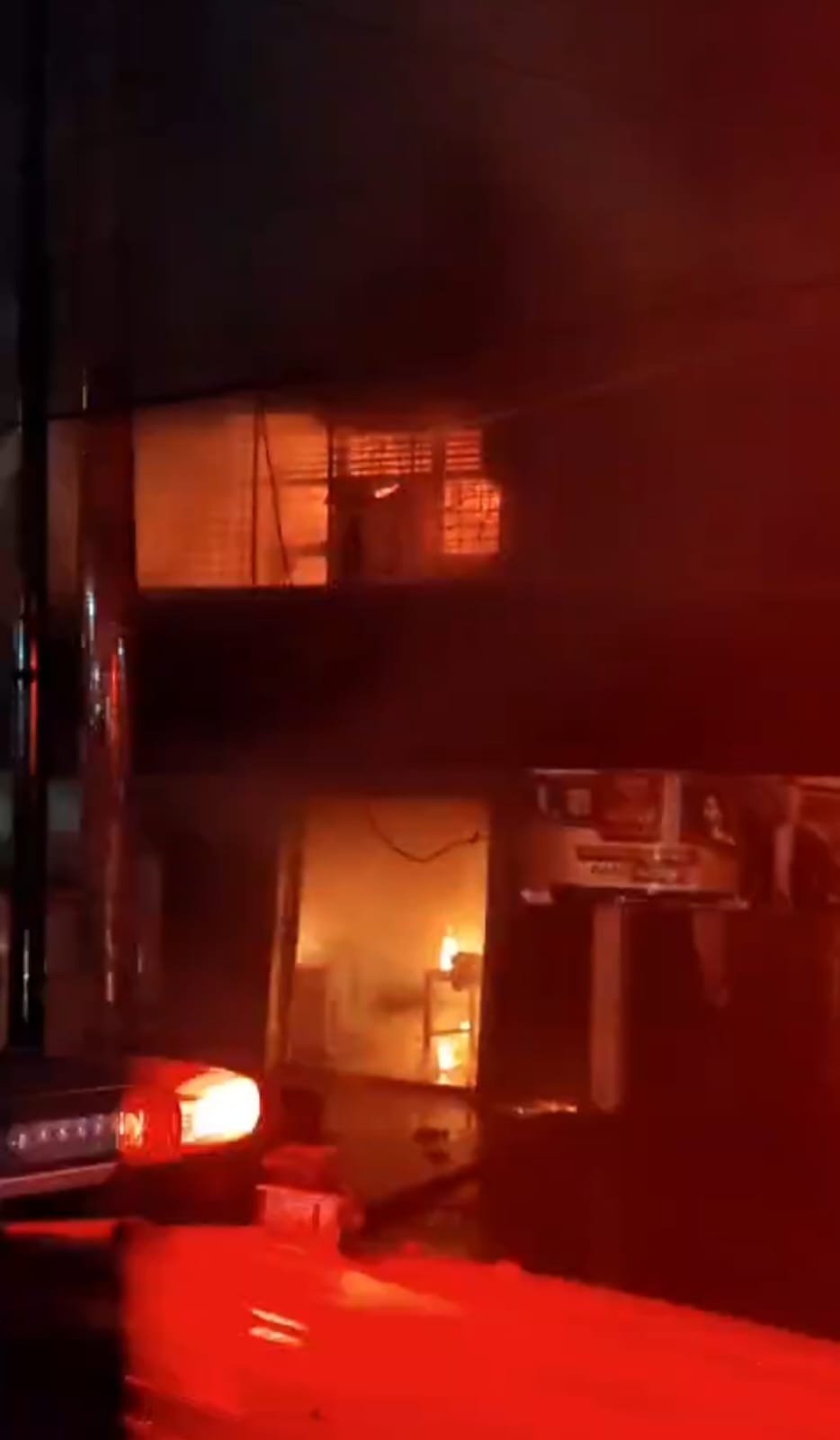 Dua Ruko di Jalan Soekarno Hatta Aceh Besar Musnah Terbakar