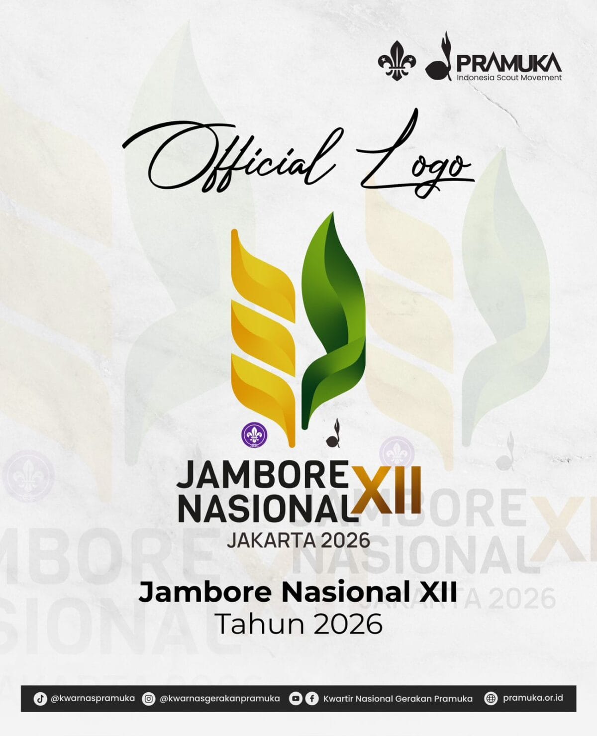 Kwarnas Gerakan Pramuka Meluncurkan Logo Jambore Nasional 2026, Tekankan Semangat Persatuan dan Kebersamaan