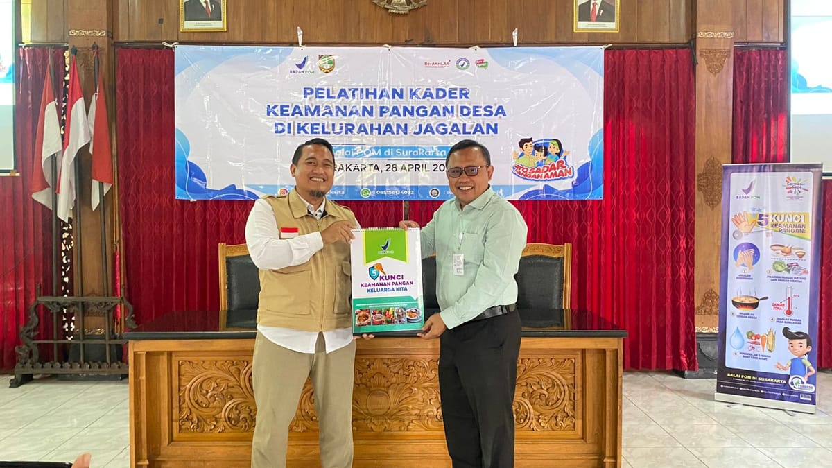 Di Solo Dibentuk Kader Keamanan Pangan,Jaga Standart