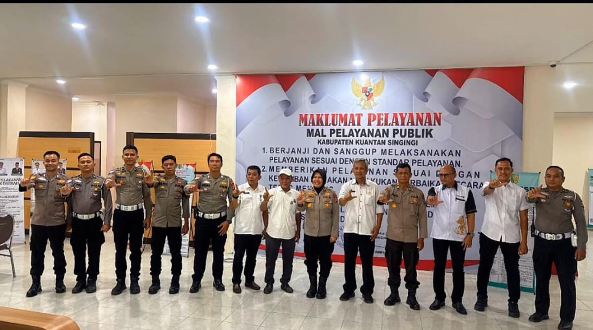 DPMPTSP Kuansing Koordinasi Dengan Polda Riau Siapkan Layanan Polri di Mal Pelayanan Publik