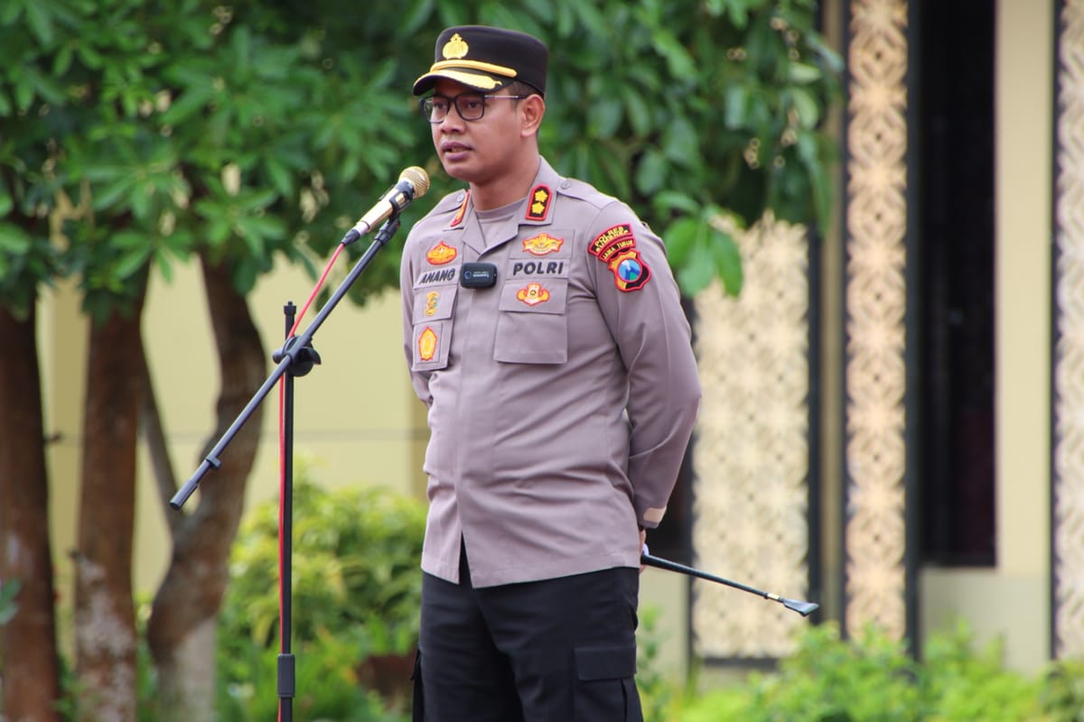 Sinergi Polri Dan Masyarakat Dikokohkan, Kapolres Sumenep Pimpin Apel Besar Sabuk Kamtibmas