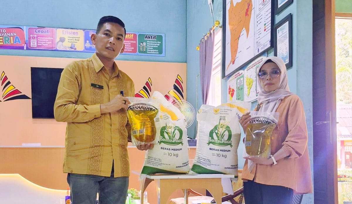 184 KPM di Kubang Tangah Terima Bantuan Pangan Februari–Maret 2026, Warga Bersyukur Kebutuhan Pokok Terbantu