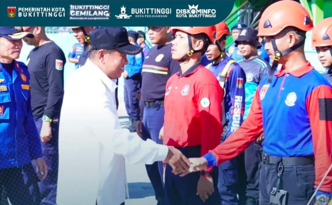 Pemko Bukittinggi Lepas Kontingen Damkar Ikuti NFSC 2026 di Palembang
