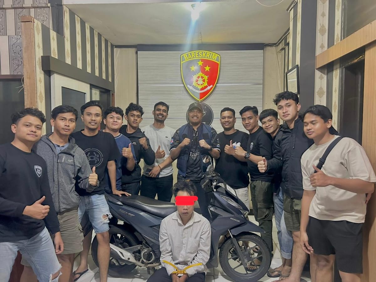Sat Reskrim Polres Sawahlunto Tangkap Pelaku Curanmor Kurang dari 24 Jam, Motor Korban Berhasil Diamankan