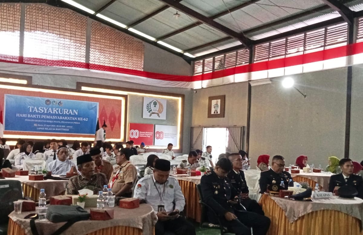 Hari Bakti ke-62, Lapas Bukittinggi Komitmen Benahi Diri dan Tingkatkan Pelayanan