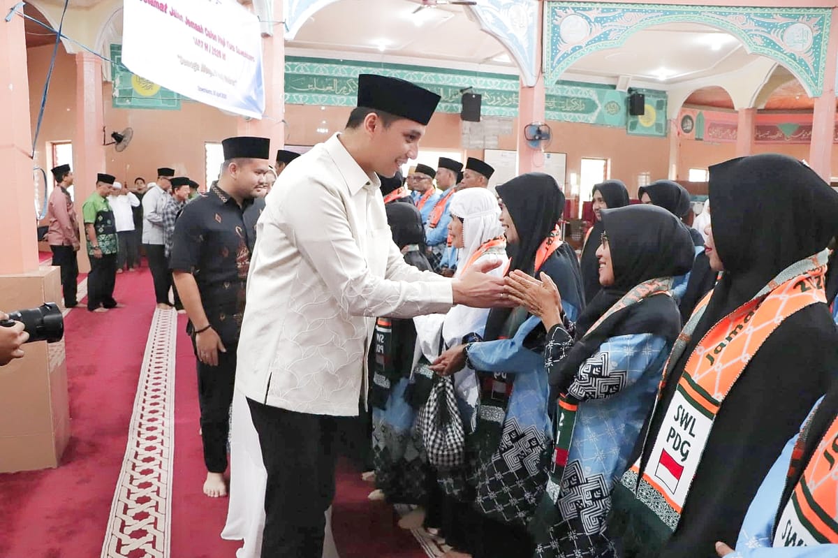 Pemko Sawahlunto Resmi Lepas 58 Calon Jamaah Haji 2026, Diharapkan Kembali dengan Predikat Mabrur