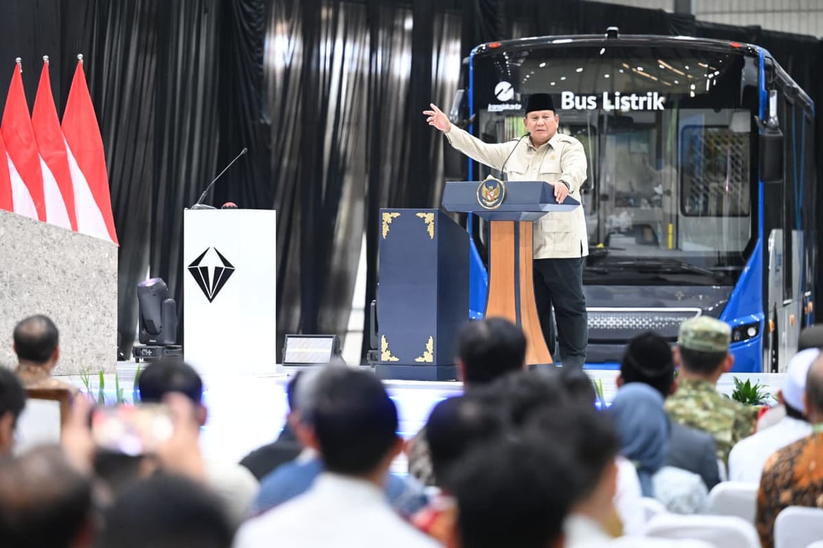 Presiden RI Resmikan Pabrik Perakitan Kendaraan Komersial Listrik, Tonggak Baru Industrialisasi Hijau Nasional