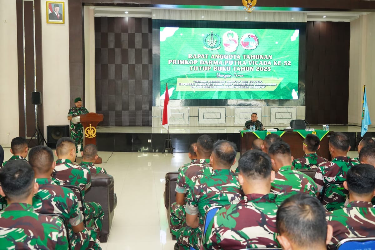 Mayjen Primadi Dorong Koperasi TNI Jadi Mesin Kemandirian Ekonomi Prajurit