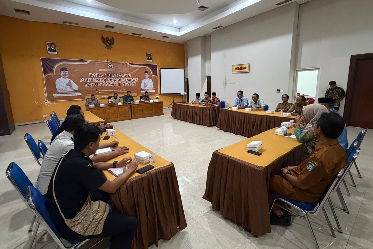 Pemprov NTB Perkuat Sinergi Persiapan Haji 2026 di Embarkasi Lombok