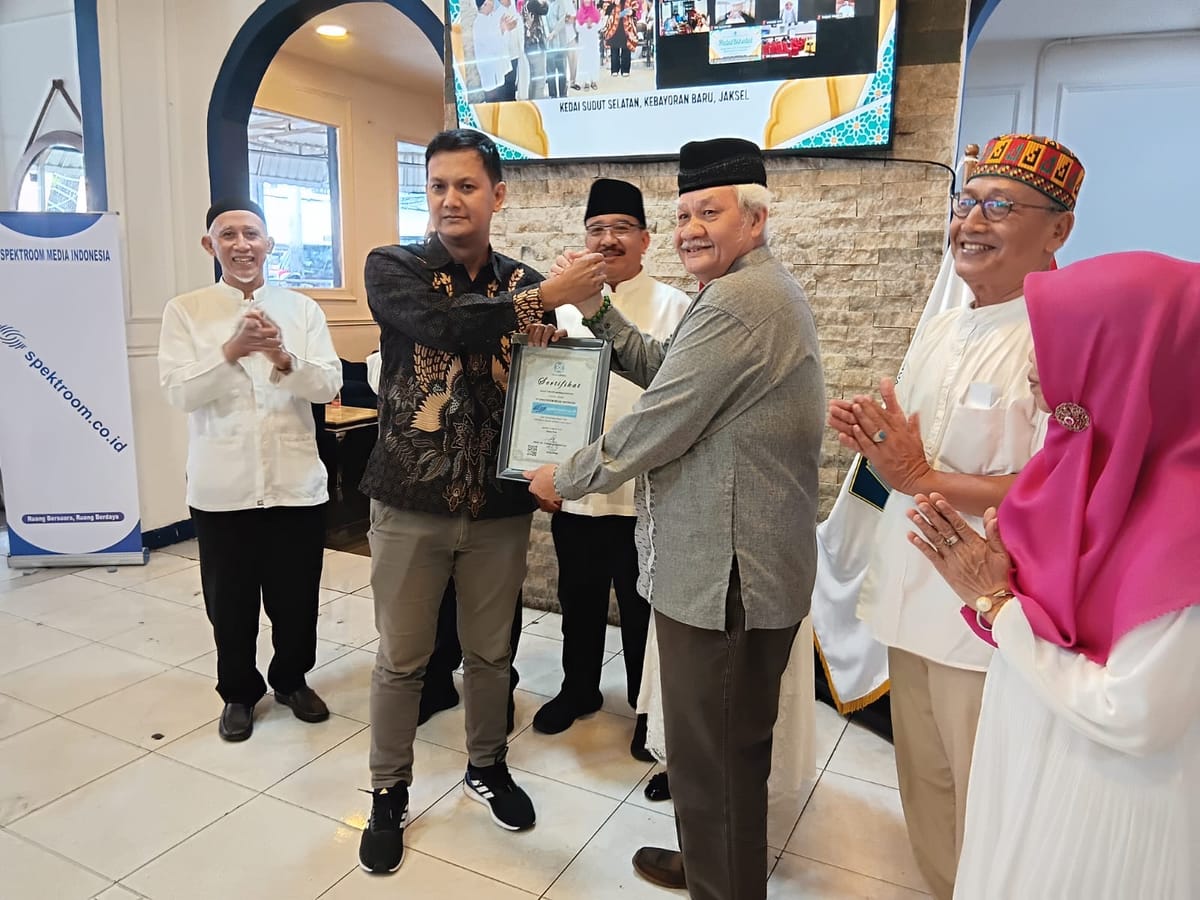 Spektroom.co.id  Terima Sertifikat Verifikasi