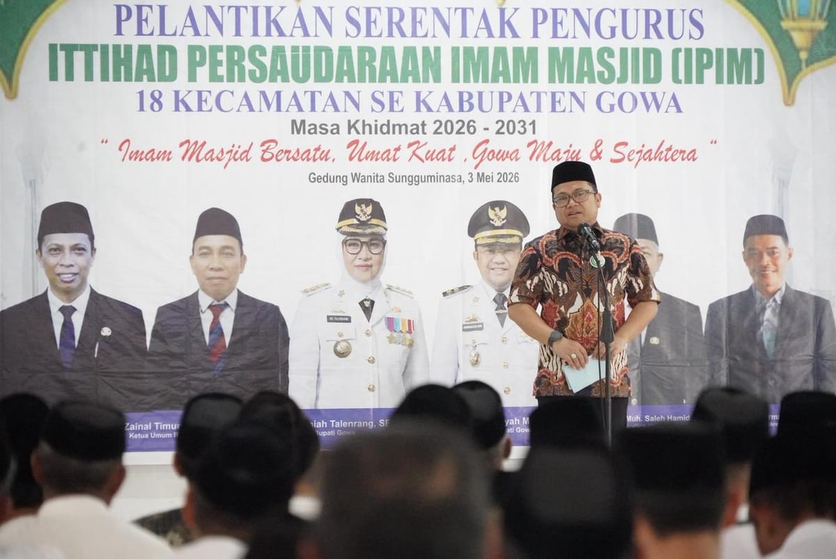Wabup Gowa Harap IPIM Perkuat Peran Imam Mesjid di Kecamatan