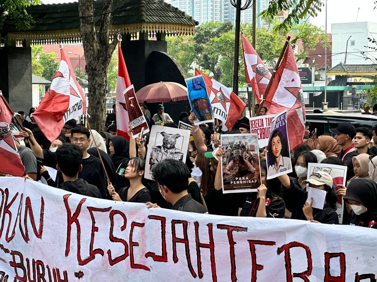 May Day 2026, GMNI Gaungkan 12 Tuntutan di DPRD Sumut