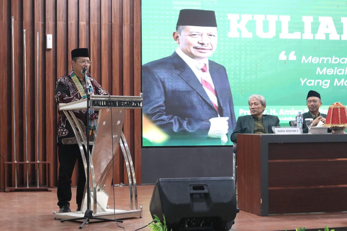 Dirjen Pendidikan Islam Kemenag RI, Tampil dalam Kuliah Tamu di Kampus Unimerz Makassar