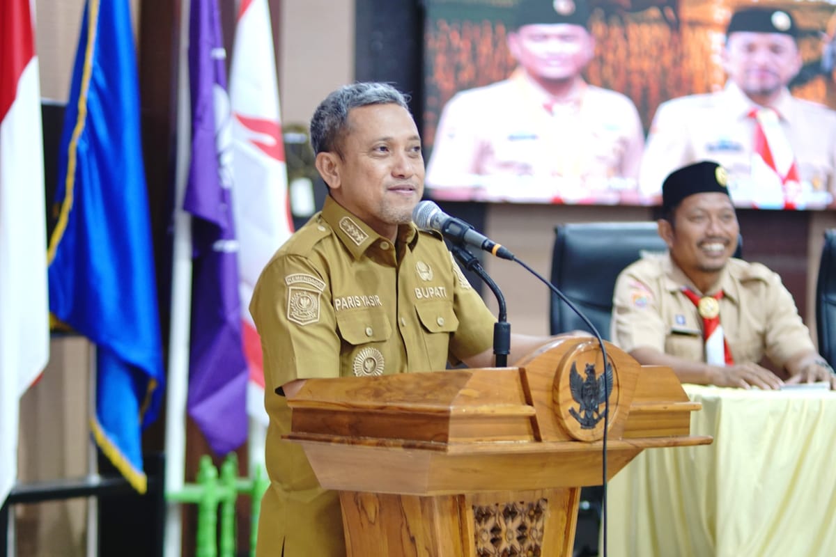 Bupati Jeneponto Hadiri Muscab Gerakan Pramuka, Dorong Pembentukan Karakter Generasi Muda
