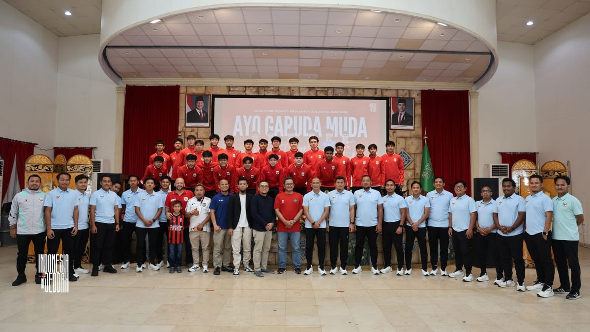Jeddah Memerah, KJRI dan WNI Bersinergi Dukung Timnas U-17 di  Arab Saudi