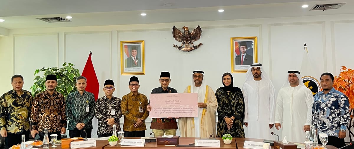 Perkuat Kolaborasi, Uni Emirat Arab Bantu 162 Jemaah Haji Indonesia Berangkat ke Tanah Suci