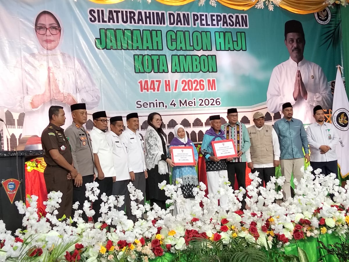 Lepas 461 Jemaah Haji, Wali Kota Ambon Titip Pesan Menyentuh: Jangan Tinggalkan Sesama di Tanah Suci