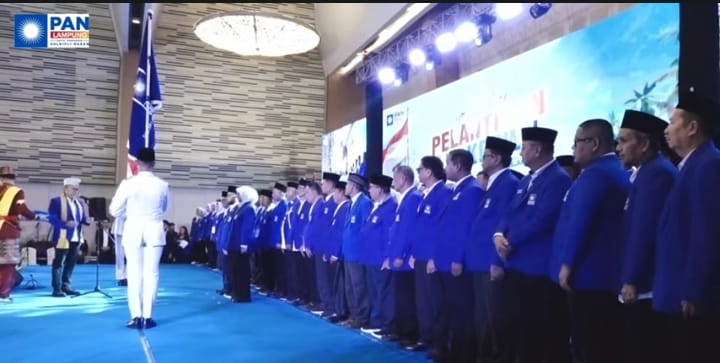 Kepengurusan DPW dan DPD PAN se Lampung Dilantik Ketua Umum DPP PAN Zulkifli Hasan