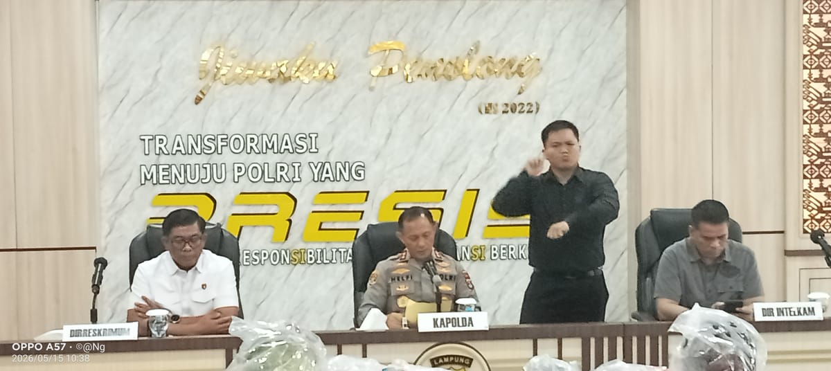 Pelaku Penembakan Polisi di Bandarlampung, Tewas Ditembak Karena Melawan