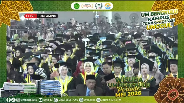 Universitas Muhammadiyah Bengkulu Mewisuda 455 Lulusan Program Sarjana, Profesi dan Pasca Sarjana
