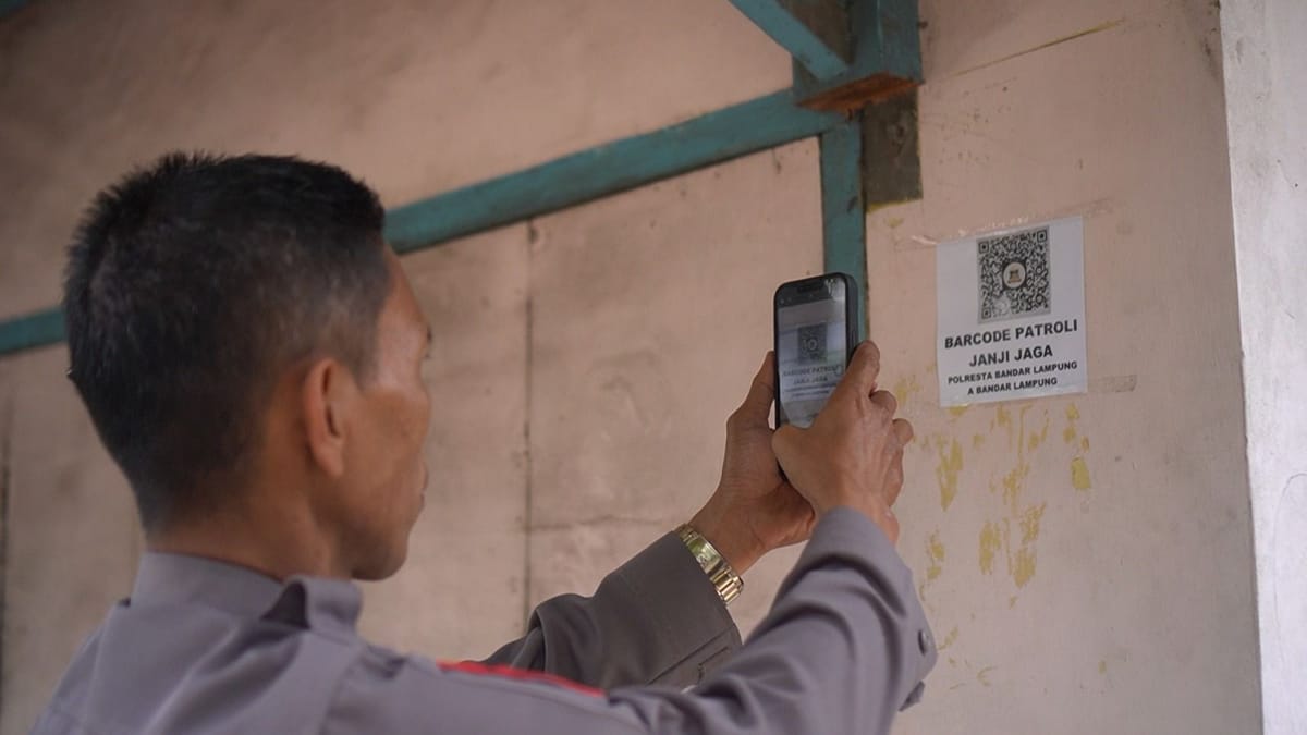 Polda Lampung Terapkan Patroli QR Janji Jaga di Seluruh Polres