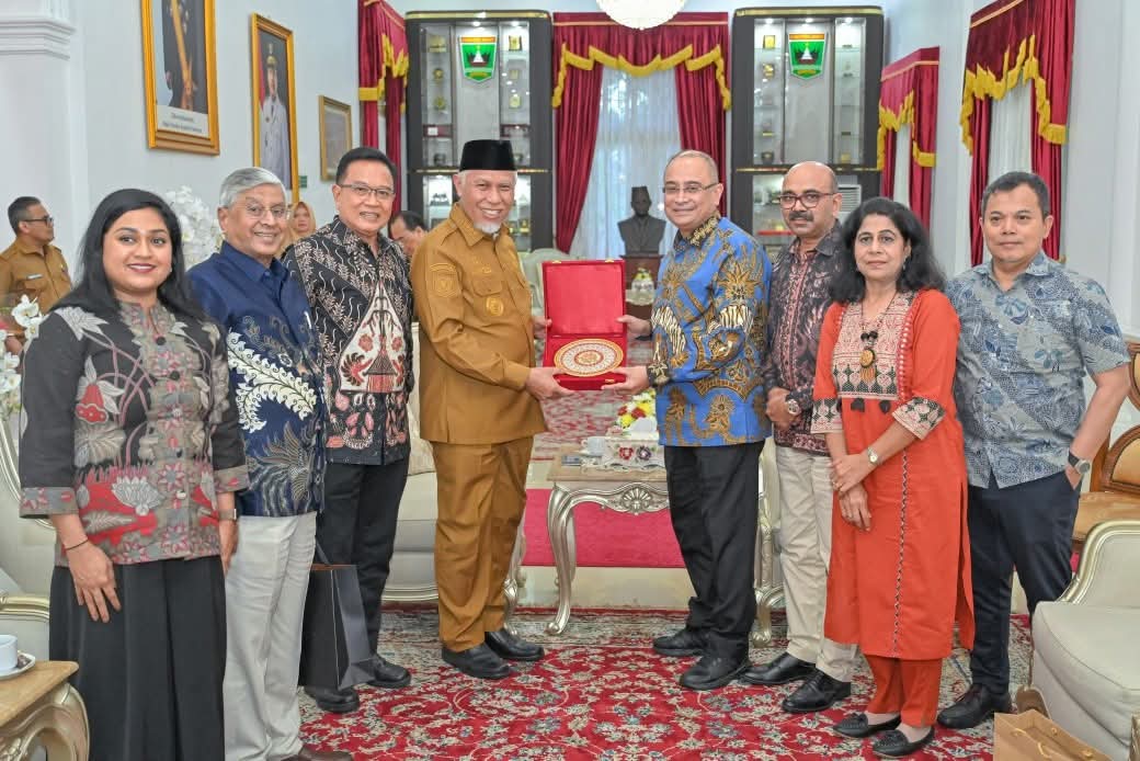 Gubernur Sumbar dan Dubes India Bahas Hilirisasi Gambir hingga Kerja Sama Pendidikan