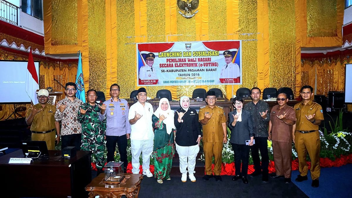 BRIN Apresiasi Langkah Pemkab Pasaman Barat Luncurkan e-Voting Pilwana 2026, Sistem Aman dan Transparan