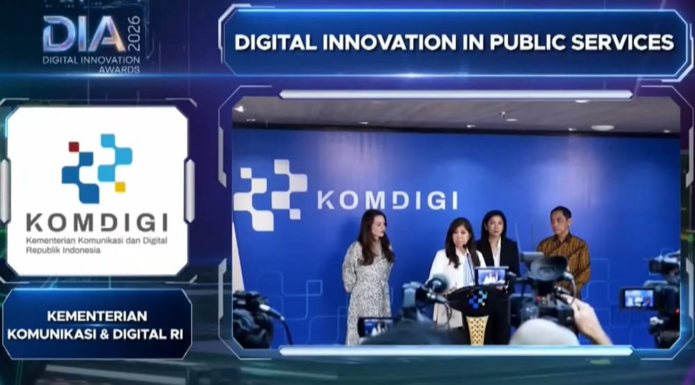 ‎Kebijakan Proteksi Anak di Ruang Digital, Hantarkan Menkomdigi Raih Penghargaan Public Services di Digital Innovation Awards 2026