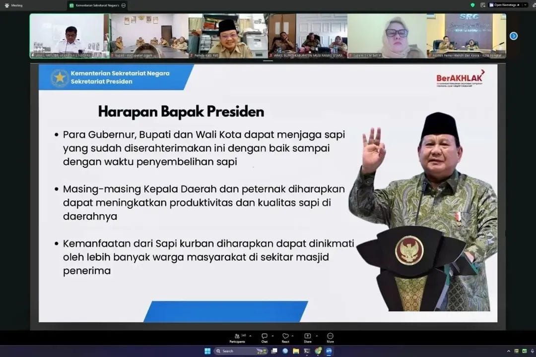 Sapi Kurban Bantuan Presiden untuk Kabupaten Agam Seberat 1,1 Ton Diserahkan Kepada Masyarakat Nagari Malalak Timur