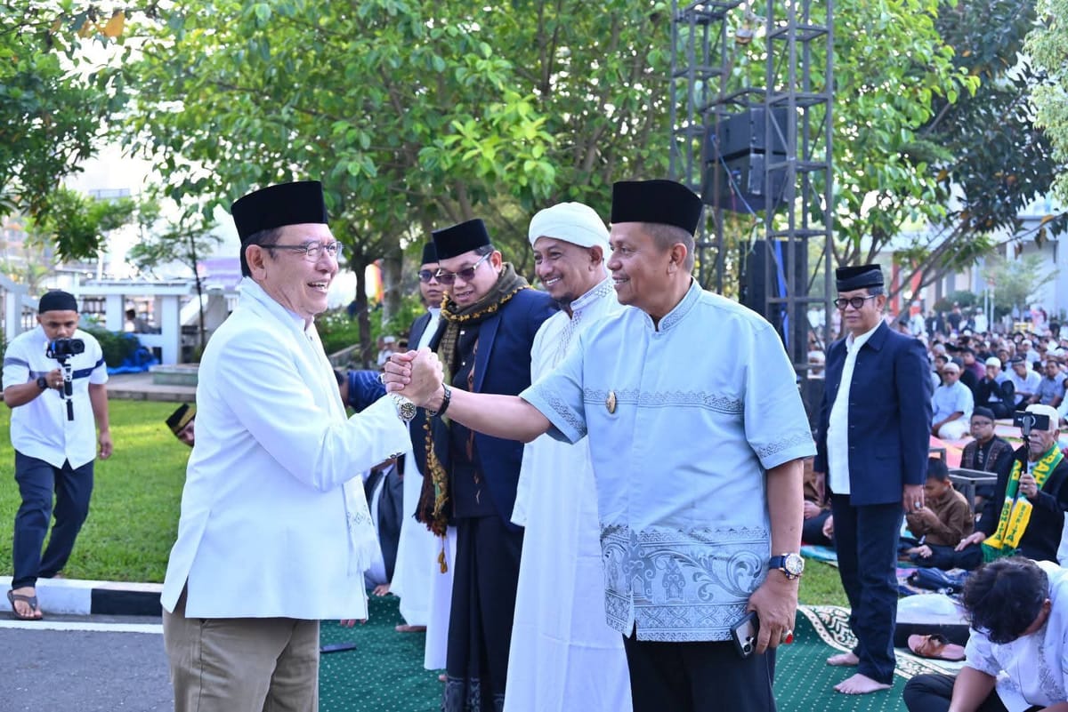 Idul Adha 1447 H di Kota Payakumbuh: Ribuan Jamaah Padati Halaman Balai Kota, 1.791 Hewan Kurban Disembelih