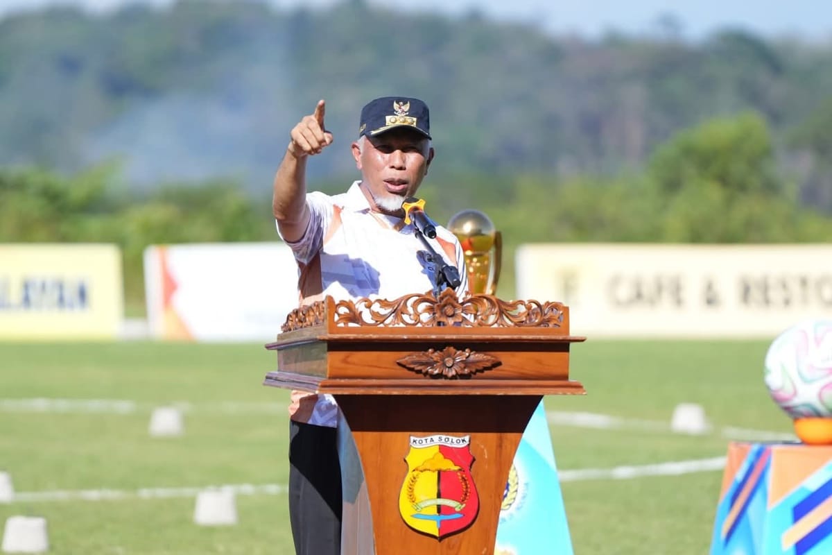 Dibuka Gubernur Sumbar Mahyeldi, Turnamen Sepak Bola FE Cup 2 Regional Sumatera Resmi Bergulir