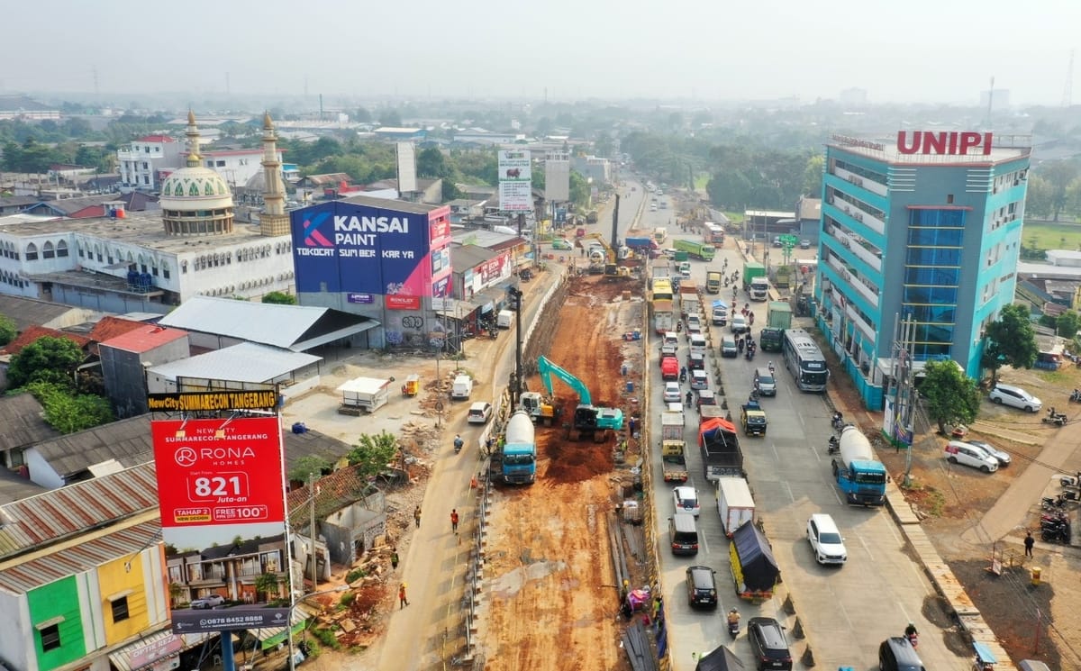 Underpass Bitung Dibangun Untuk Atasi Kemacetan di Jalur Pantura Serang–Tangerang