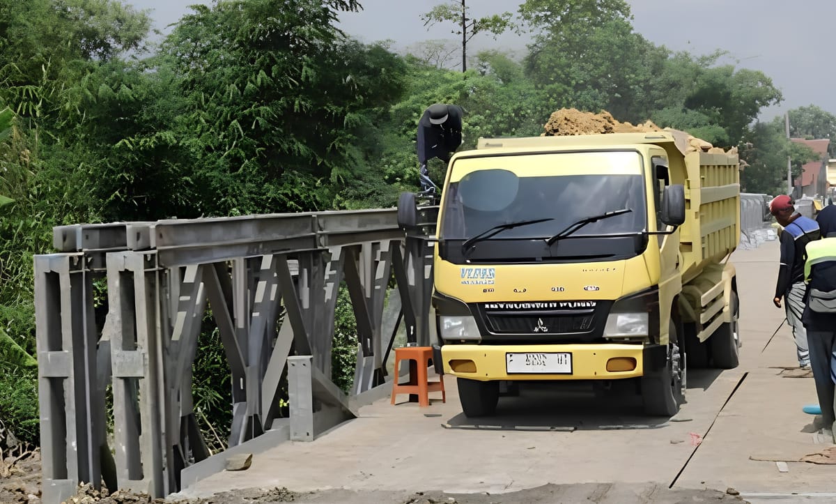 Jembatan Bailey Dibangun Dukung Percepatan Sekolah Rakyat Brebes