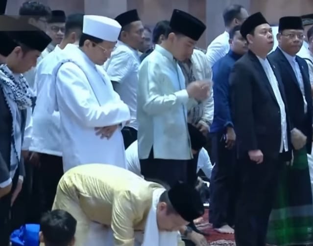Pelaksanaan Sholat Idul Adha di Masjid Istiqlal Jakarta Berjalan Lancar dan Khidmat.