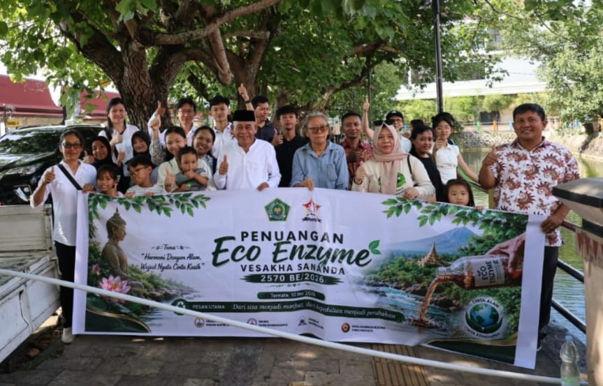 Umat Buddha Sambut Waisak di Maluku Utara Diisi Dengan Aksi Peduli Lingkungan