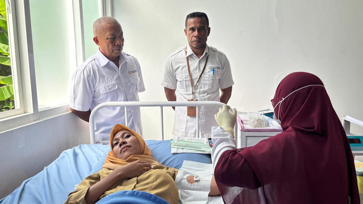 Kemendukbangga/ BKKBN Malut Pantau Pelaksanaan Pelayanan KB HUT IBI di RS Sofifi