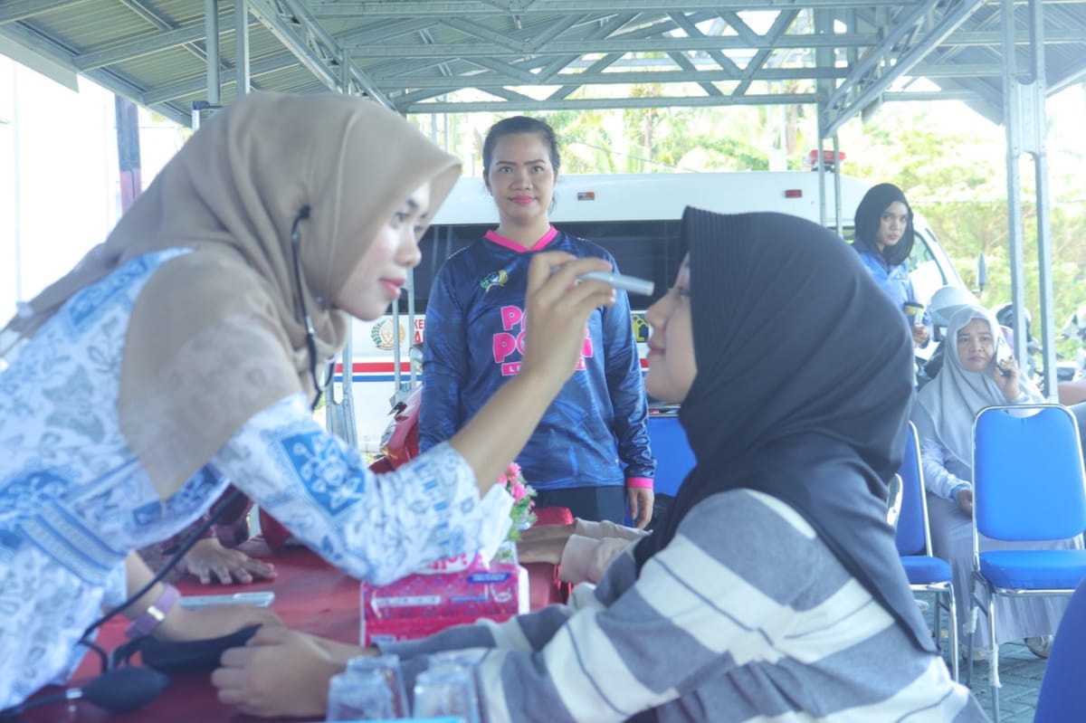 Pemeriksaan Kesehatan Gratis Keluarga Warga Binaan dan Masyarakat di Lingkungan Lapas Perempuan Ternate