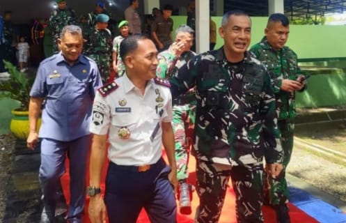 Kalapas Jailolo Hadiri Sertijab Danyon 732/Banau Jailolo Halmahera Barat