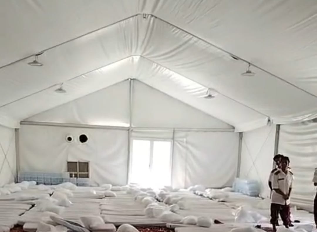 Jelang Arafah Ketua Kloter dan Pembimbing Ibadah Malut Lakukan Survei Tenda Yang Akan Digunakan