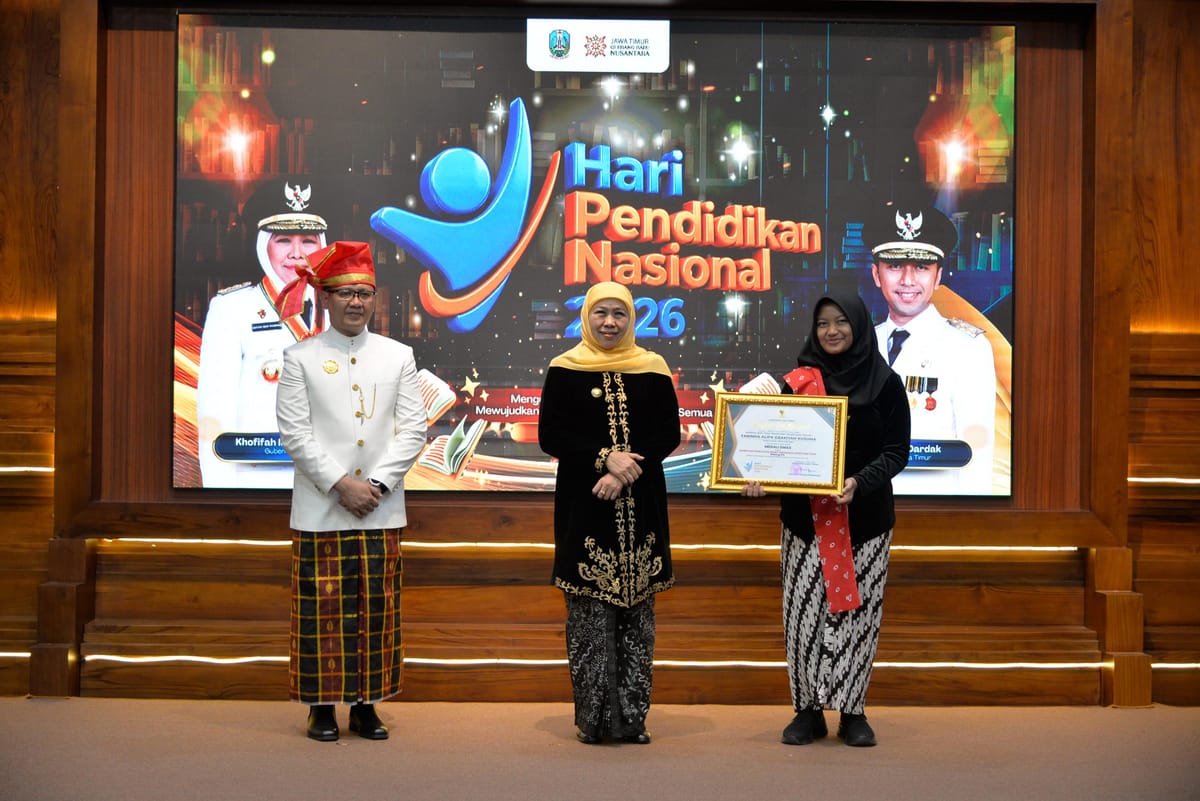 Dua Siswa MTsN 1 Kota Malang, Bersinar di Grahadi, Bawa Pulang Emas Nasional