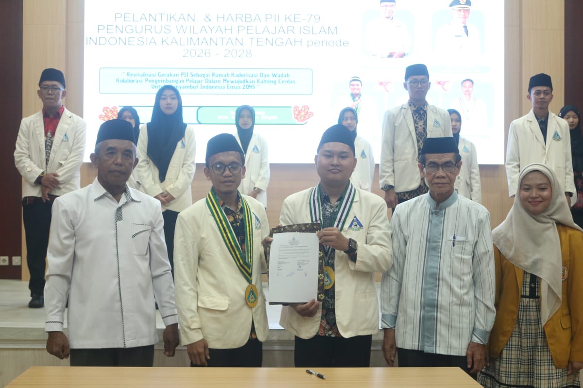 Pelantikan PW PII Kalteng dan HARBA ke-79 Teguhkan Kebangkitan Pelajar Islam di Era Digital