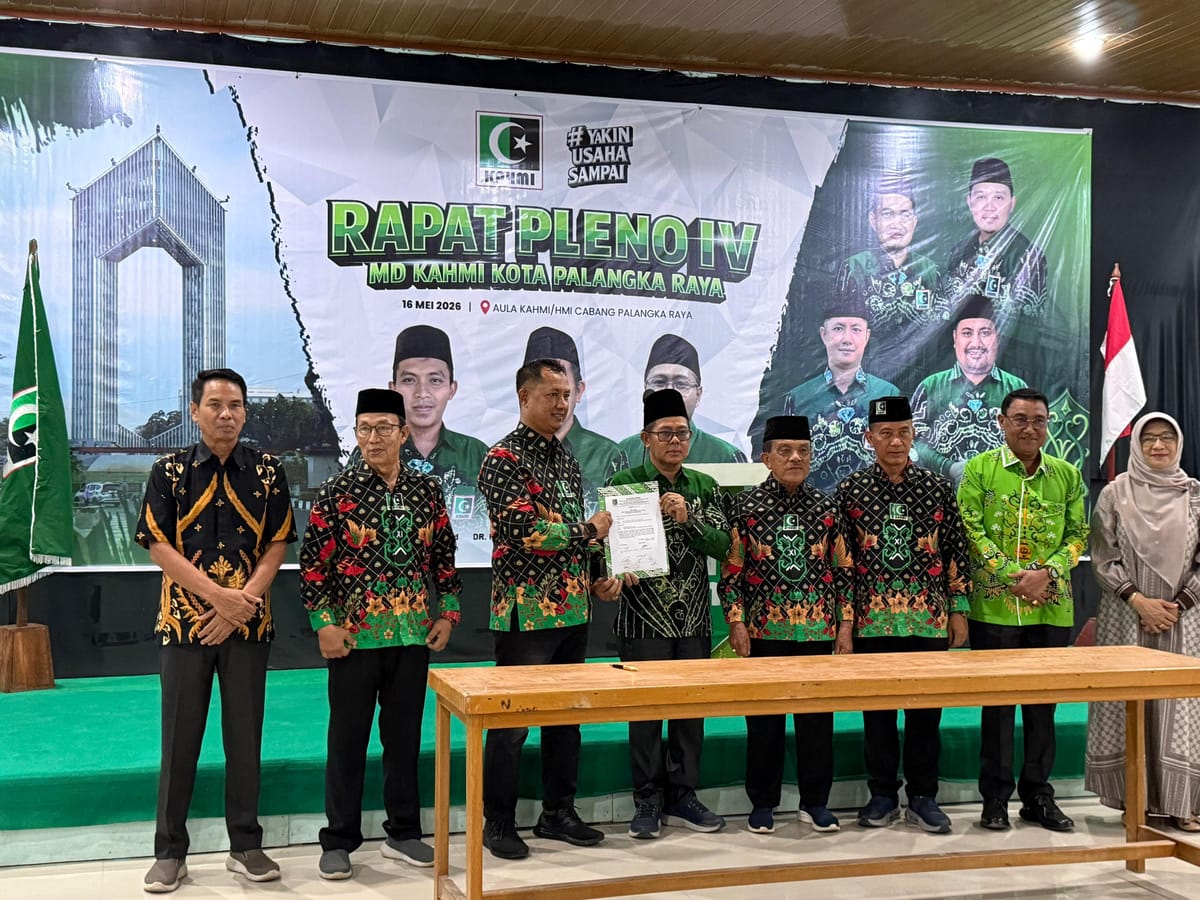 Pergantian Korpres KAHMI Palangka Raya, Andi Wirahadi Usung Gerakan Sosial dan Pembinaan Mualaf