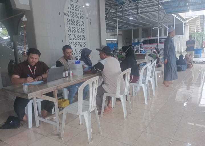 Aksi Donor Darah Jemaah Mesjid Ar Rahmah Sungai Andai Dapatkan 126 Kantong
